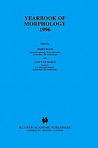 Yearbook of morphology 1996