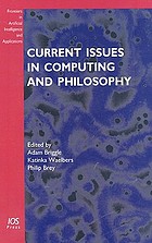 Current issues in computing and philosophy