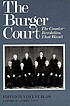The Burger Court : the counter-revolution that wasn't