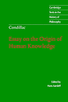 Essay on the origin of human knowledge