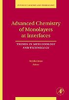 Advanced chemistry of monolayers at interfaces : trends in methodology and technology
