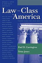 Law and class in America : trends since the Cold War