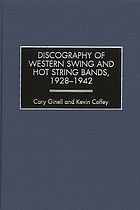 Discography of western swing and hot string bands, 1928-1942