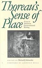 Thoreau's sense of place : essays in American environmental writing