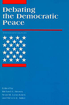 Debating the democratic peace