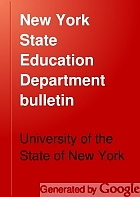 University of the State of New York bulletin.
