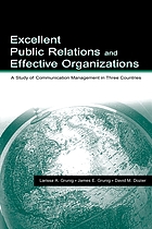 Excellent public relations and effective organizations : a study of communication management in three countries