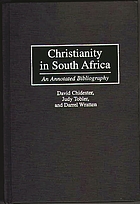 Christianity in South Africa : an annotated bibliography