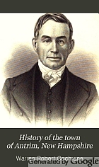 History of the town of Antrim, New Hampshire : from its earliest settlement to June 27, 1877, with a brief genealogical record of all the Antrim families.