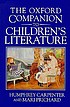 The Oxford companion to children's literature door Humphrey Carpenter