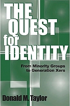 The quest for identity : from minority groups to generation Xers