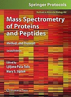 Mass spectrometry of proteins and peptides : methods and protocols.