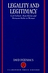 Legality and legitimacy : Carl Schmitt, Hans Kelson, and Hermann Heller in Weimar