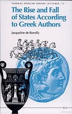 The rise and fall of states according to Greek authors