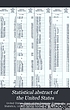 Statistical abstract of the United States