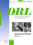 Tonsillectomy in children