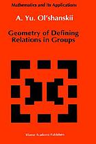 Geometry of defining relations in groups