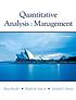 Quantitative analysis for management. by  Barry Render 