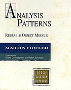 Analysis patterns : reusable object models