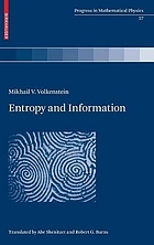 Entropy and information