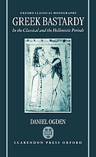 Greek bastardy in the classical and Hellenistic periods
