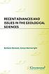 Recent advances and issues in the geological sciences por Barbara Leigh Ransom