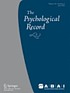 The Psychological record by J  R Kantor