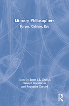 Literary philosophers? : Borges, Calvino, Eco