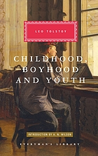 Childhood, boyhood and youth