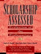 Scholarship assessed : evaluation of the professoriate