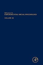 Advances in experimental social psychology. Vol. 33