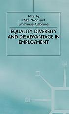 Equality, diversity and disadvantage in employment