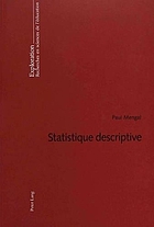 Statistique descriptive