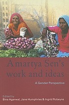 Amartya Sen's work and ideas : a gender perspective