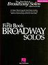 The first book of Broadway solos door Joan Frey Boytim