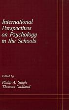 International perspectives on psychology in the schools