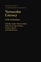 Vernacular literacy : a re-evaluation
