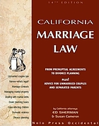 California marriage law