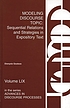 Modeling discourse topic : sequential relations... door Dionysis Goutsos