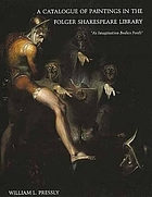 A catalogue of paintings in the Folger Shakespeare Library : 