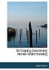 An enquiry concerning human understanding de David Hume