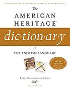 The American Heritage dictionary of the English language.