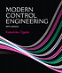 Modern control engineering by Katsuhiko Ogata