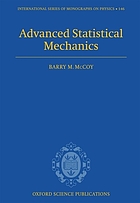 Advanced statistical mechanics