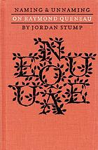 Naming & unnaming : on Raymond Queneau