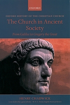 The church in ancient society : from Galilee to Gregory the Great