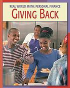 Giving back