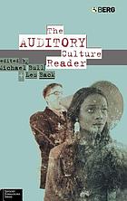 The auditory culture reader