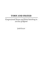 Torn and frayed : congressional norms and party switching in an era of reform
