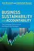 Corporate sustainability : integrating performance... by Ann Brockett